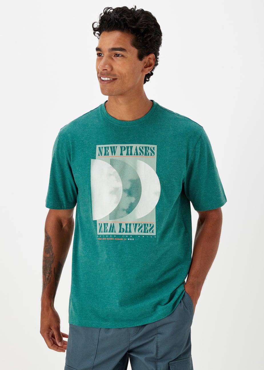 3 Pack Multicoloured Distortion Print T-Shirts