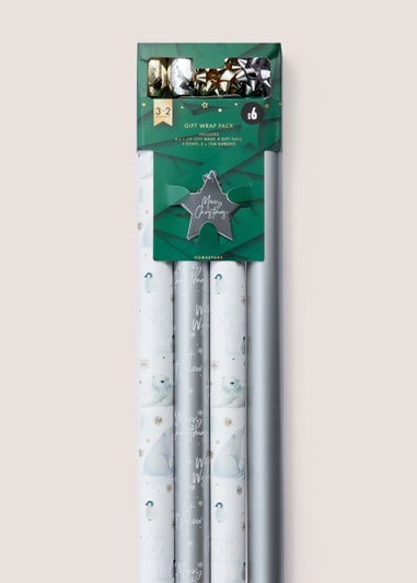 Silver Christmas Wrapping Paper Compendium