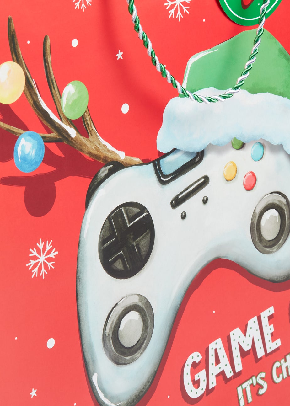 Square Gaming Christmas Gift Bag