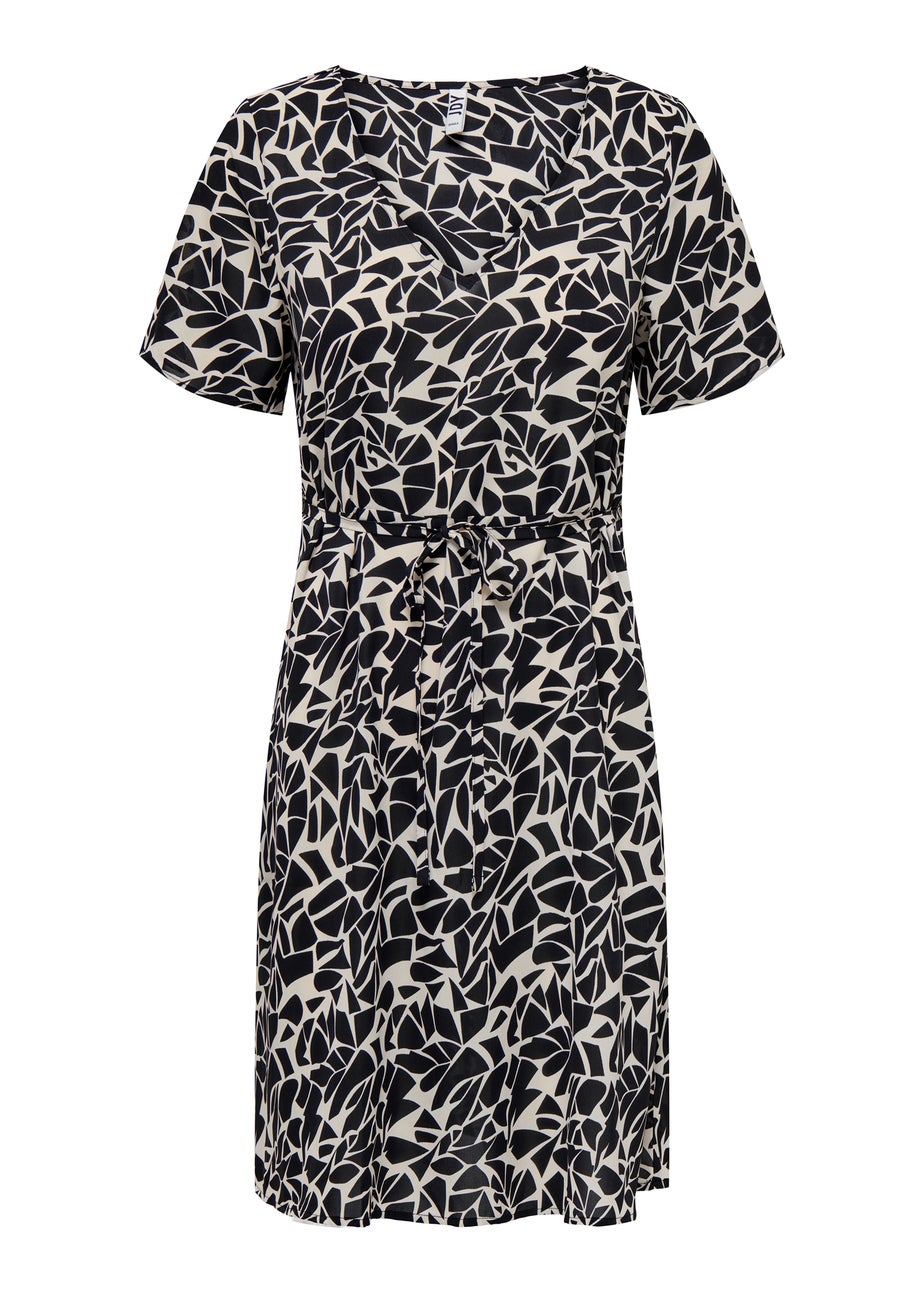 JDY Multicoloured Print Short Sleeve Dress