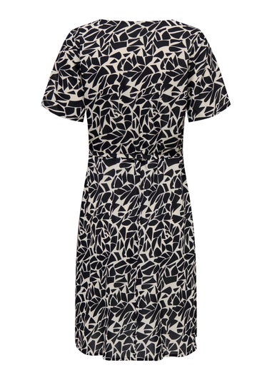 JDY Multicoloured Print Short Sleeve Dress