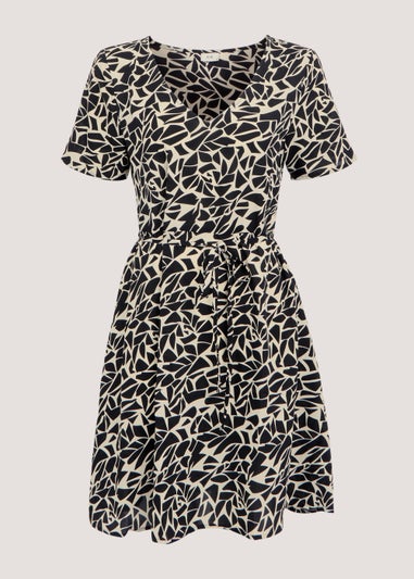 JDY Multicoloured Print Short Sleeve Dress