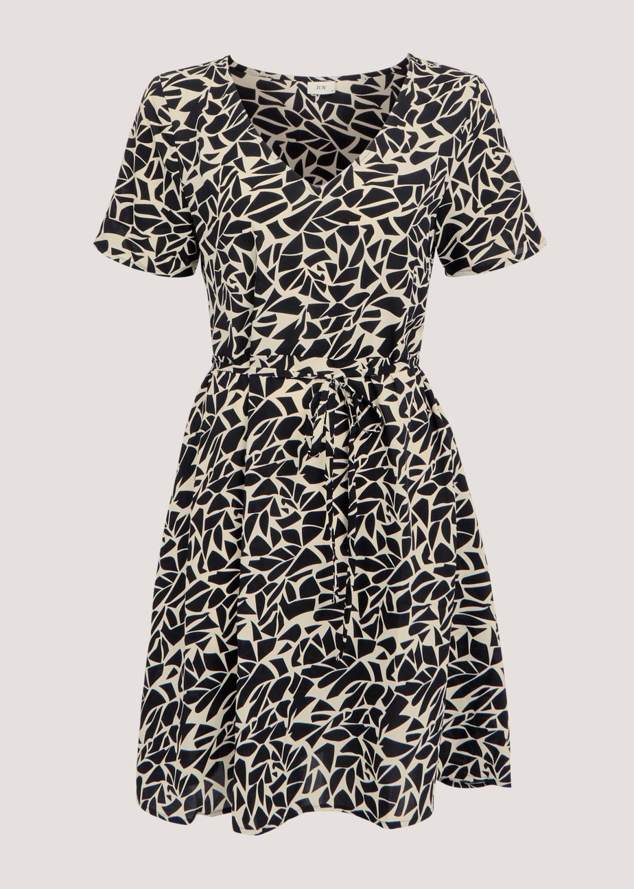 JDY Multicoloured Print Short Sleeve Dress