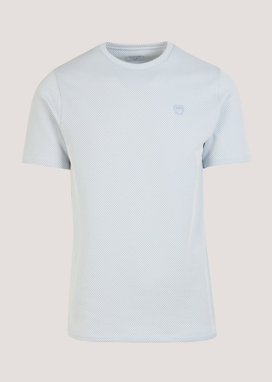 Blue Checkboard Co-Ord T-Shirt