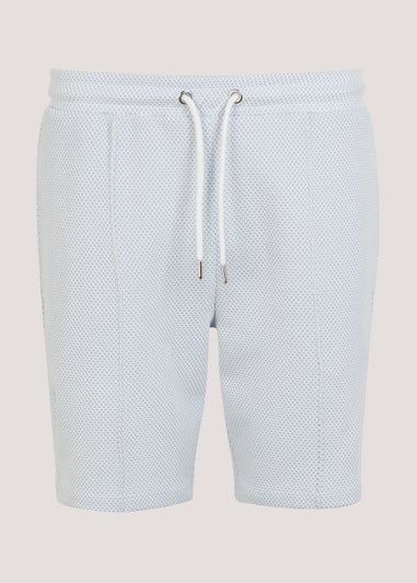 Blue Checkboard Co-Ord Shorts