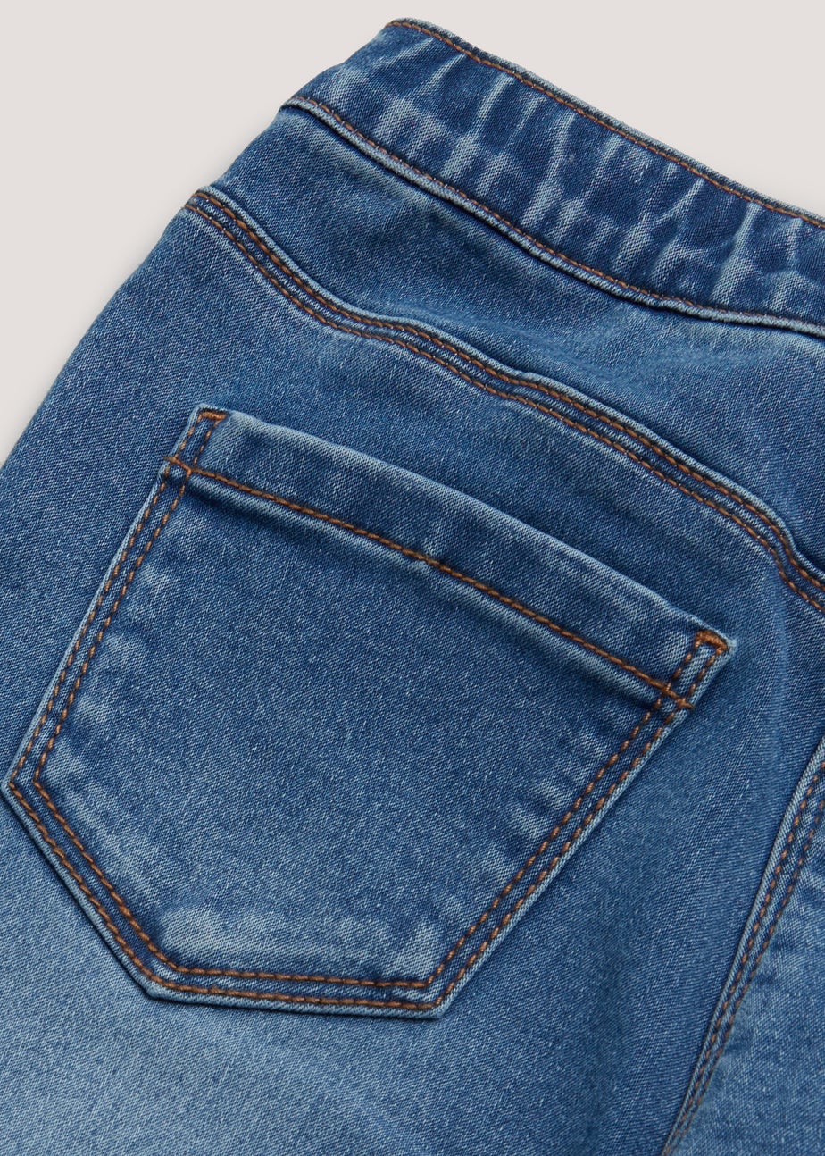 Girls Mid Wash Jeggings (4-15yrs)