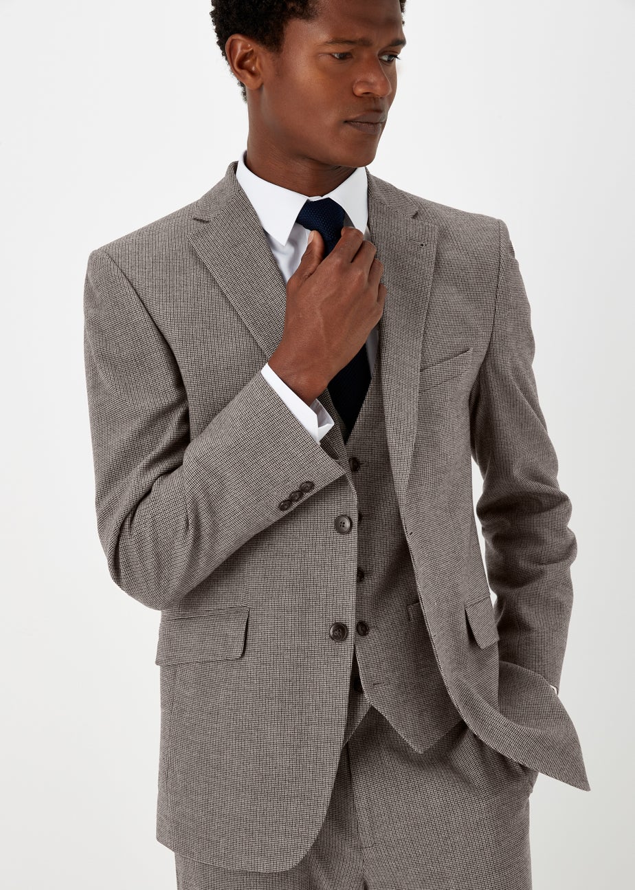 Taylor & Wright Severn Brown Tailored Fit Jacket