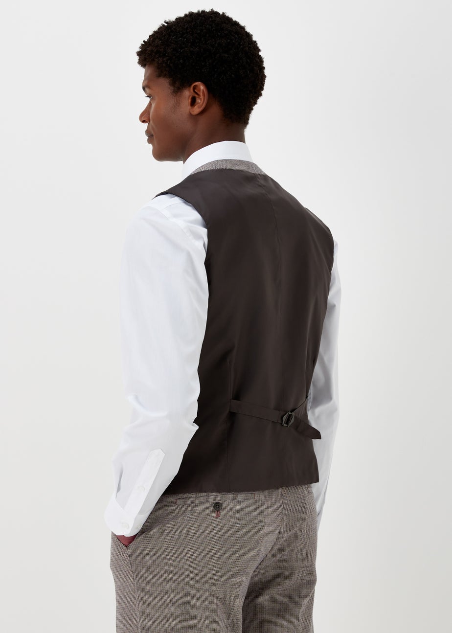 Taylor & Wright Severn Brown Suit Waistcoat
