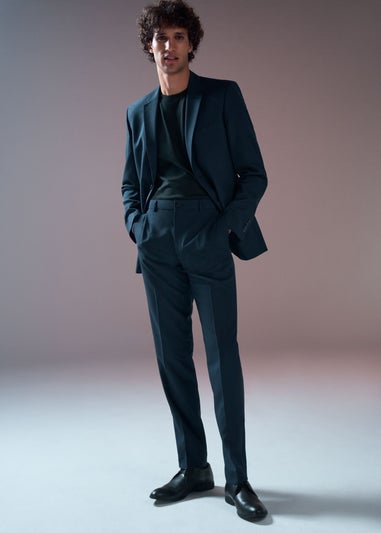 Taylor & Wright Panama Navy Slim Fit Suit Jacket