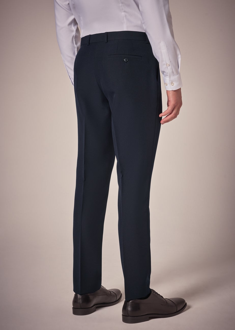 Taylor & Wright Panama Navy Slim Fit Suit Trousers