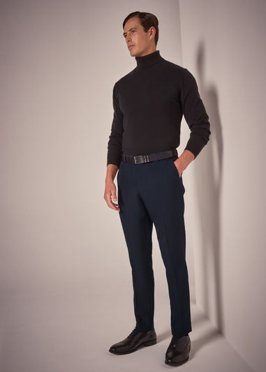 Taylor & Wright Panama Navy Slim Fit Suit Trousers