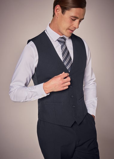 Taylor & Wright Panama Navy Suit Waistcoat