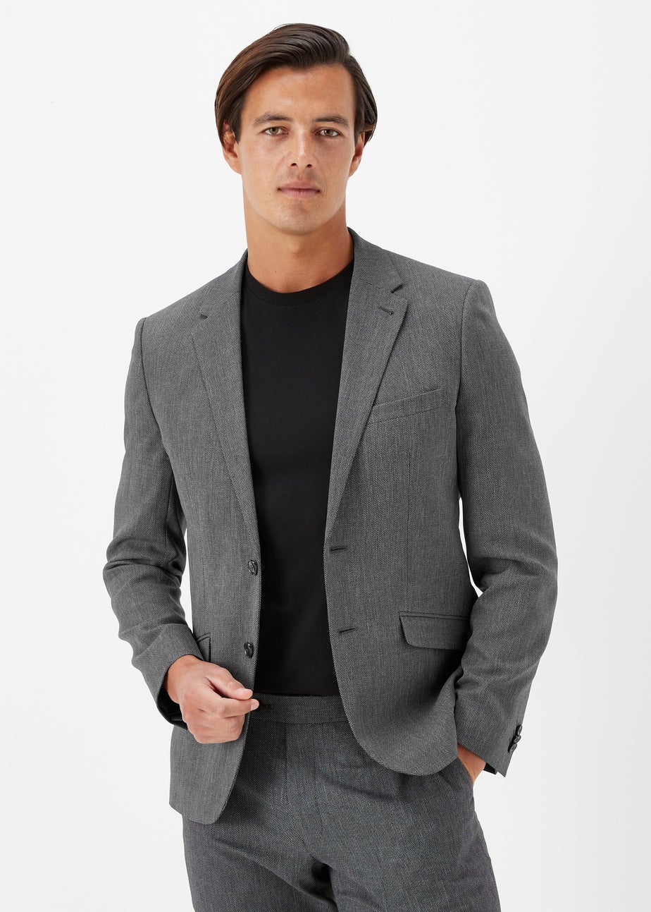 Taylor & Wright Albert Charcoal Skinny Fit Suit Jacket