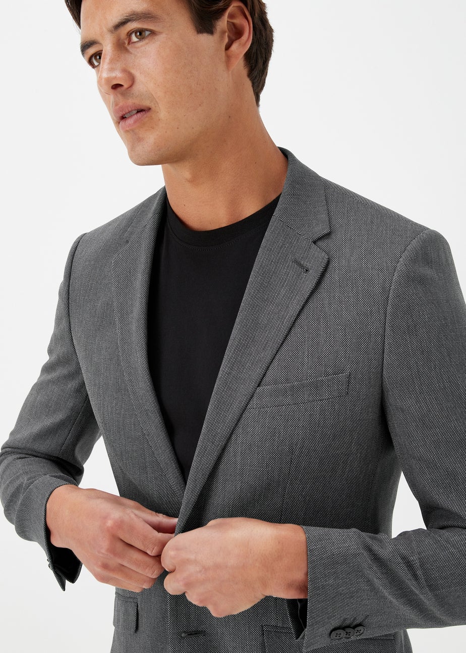 Taylor & Wright Albert Charcoal Skinny Fit Suit Jacket