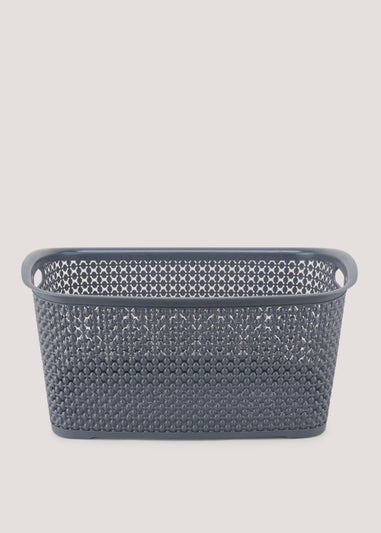 Dark Grey Laundry Basket