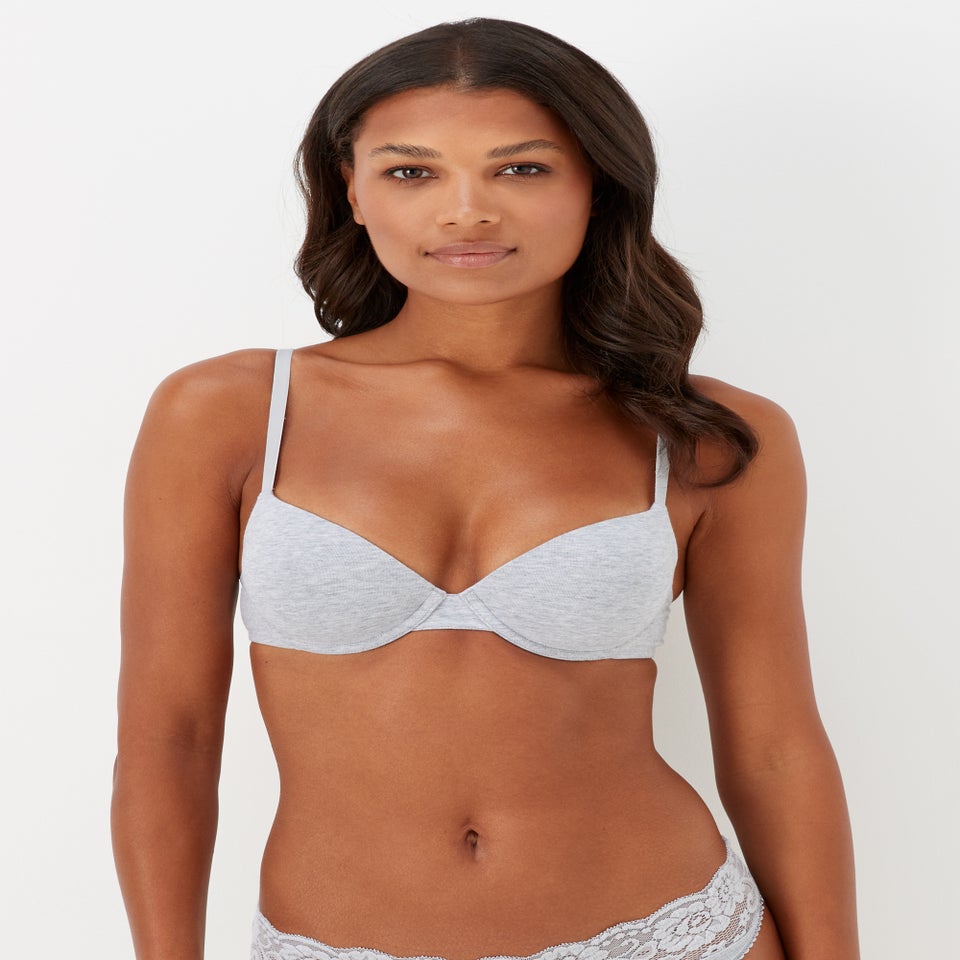 2 Pack Cotton Rich T-Shirt Bras