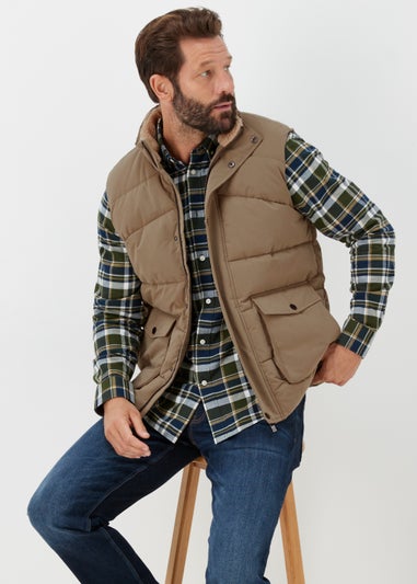 Lincoln Stone Teddy Fleece Lined Gilet