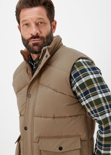 Lincoln Stone Teddy Fleece Lined Gilet