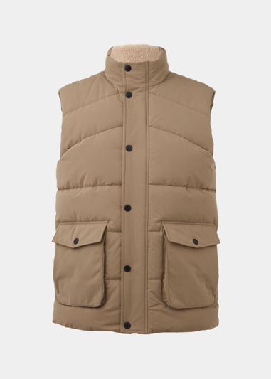 Lincoln Stone Teddy Fleece Lined Gilet