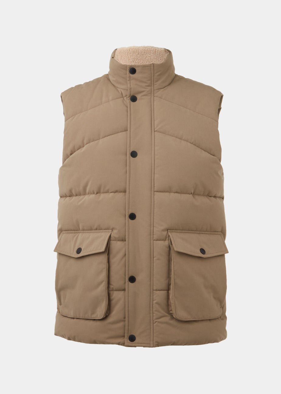 Lincoln Stone Teddy Fleece Lined Gilet