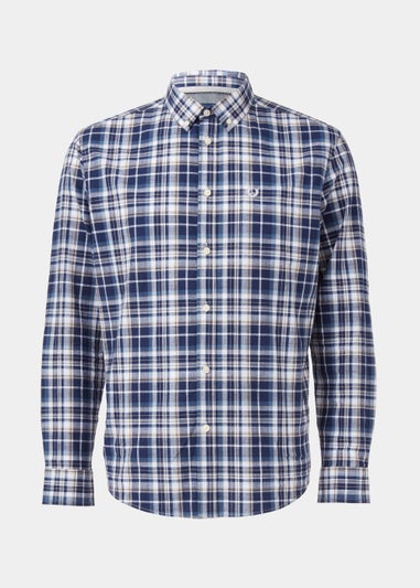 Lincoln Navy Check Long Sleeve Shirt