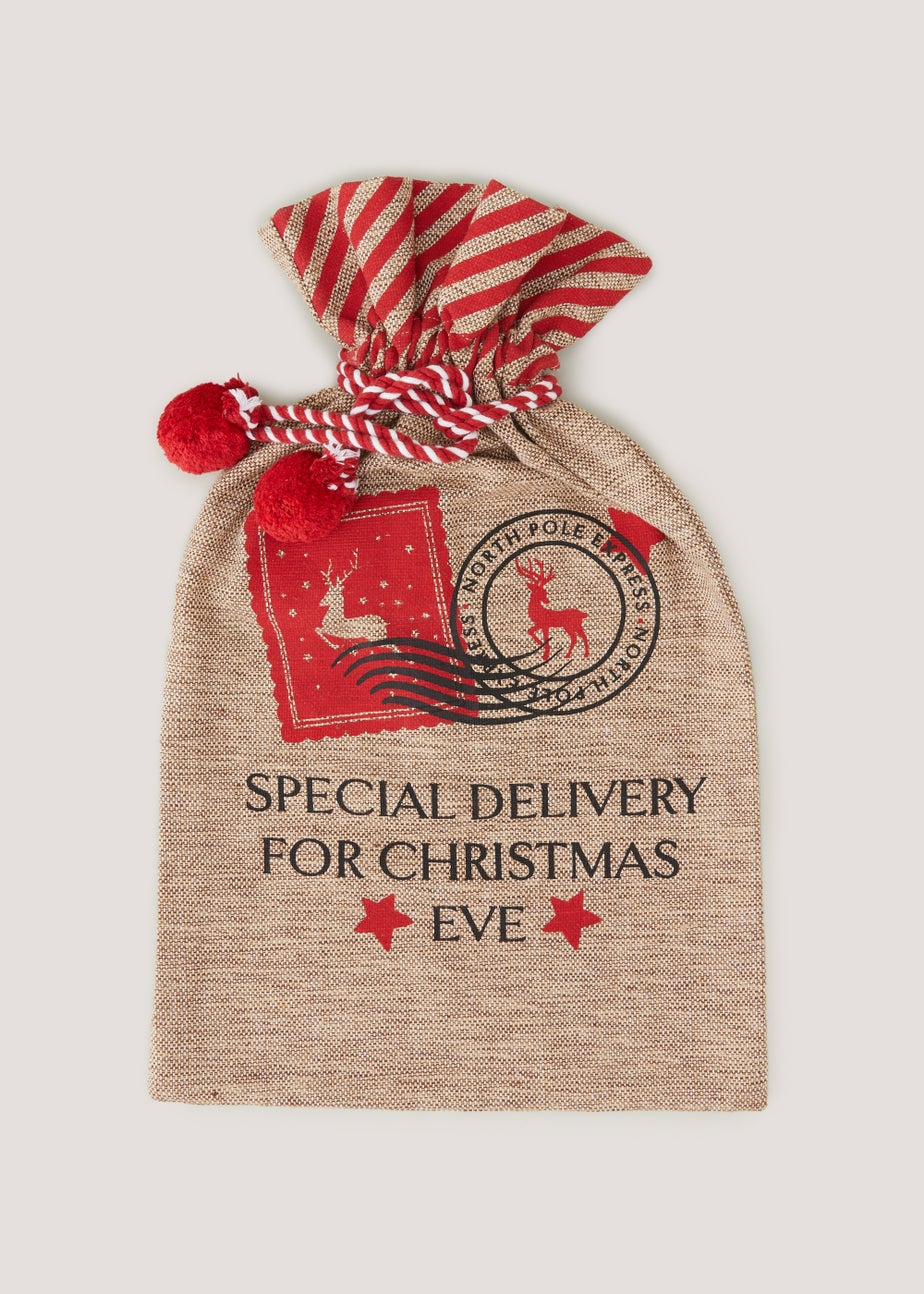 Hessian Christmas Eve Sack