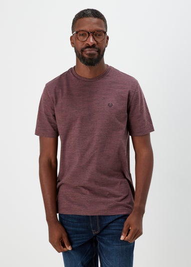 Lincoln Burgundy Space Dye T-Shirt