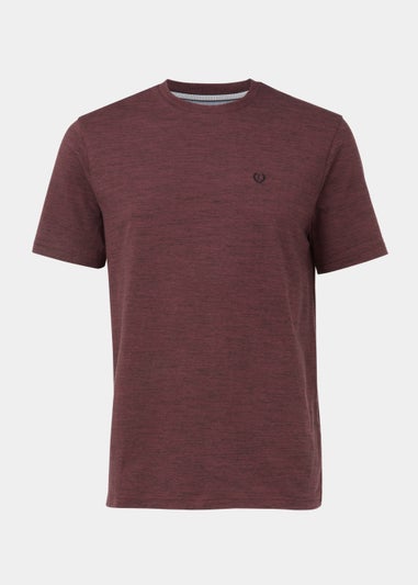 Lincoln Burgundy Space Dye T-Shirt