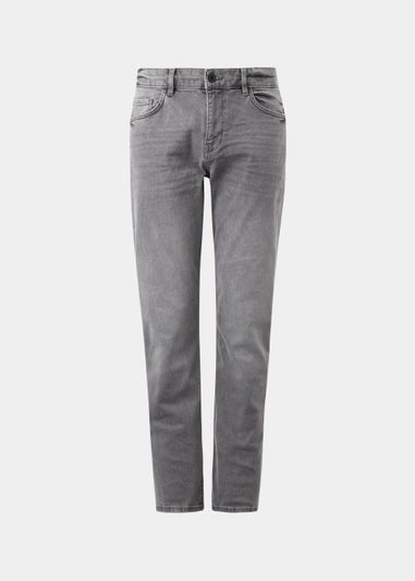 Grey Straight Fit Jeans