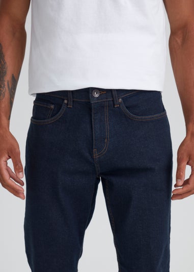 Raw Wash Stretch Slim Fit Jeans