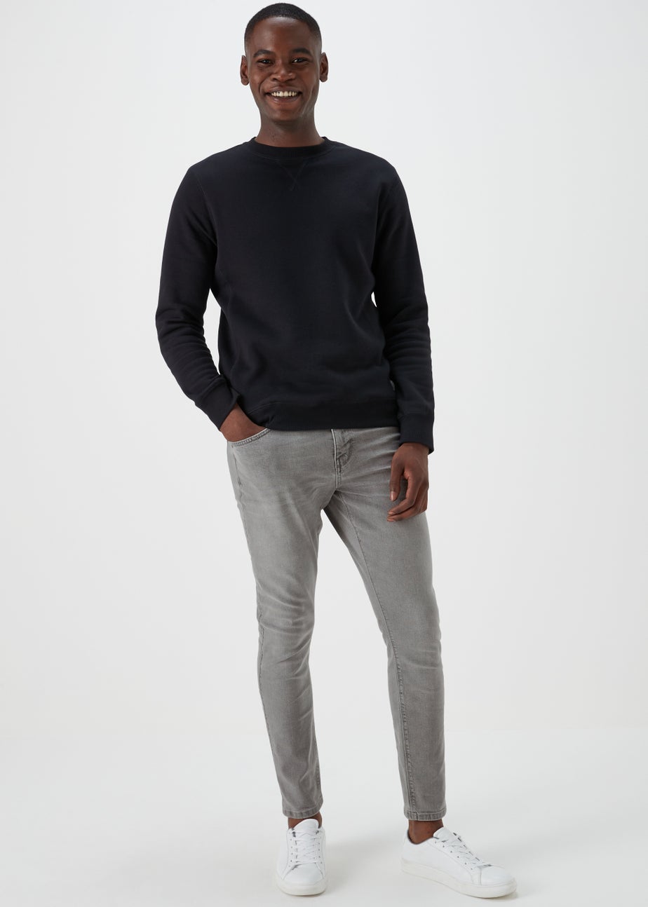 Grey Skinny Fit Jeans