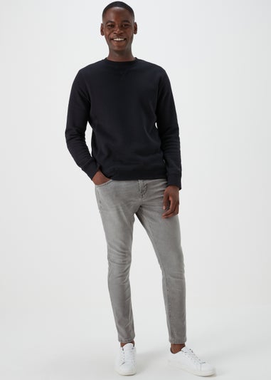 Grey Skinny Fit Jeans