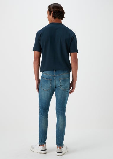 Mid Wash Skinny Fit Jeans