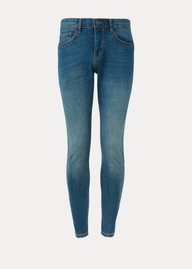Mid Wash Skinny Fit Jeans