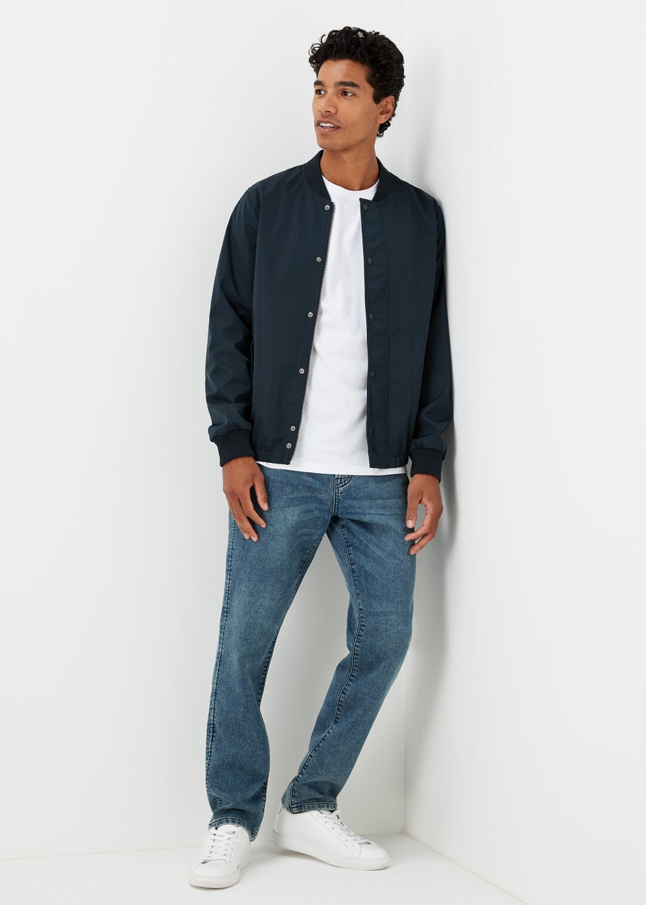 Mid Wash Ultra Comfort Slim Fit Jeans