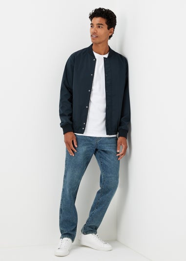 Mid Wash Ultra Comfort Slim Fit Jeans