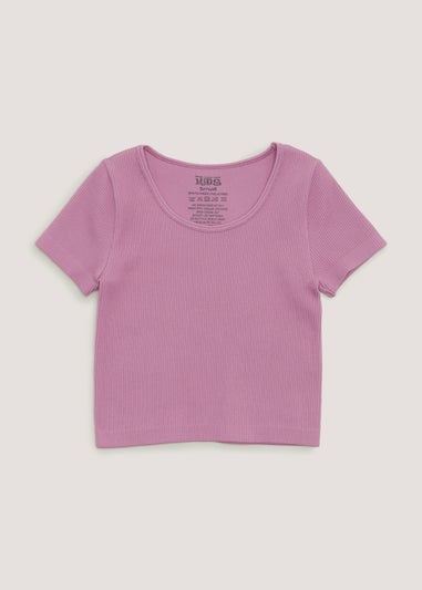Girls Pink Seamless Top (7-15yrs)