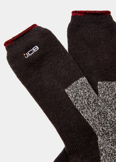 JCB Black Thermal Socks