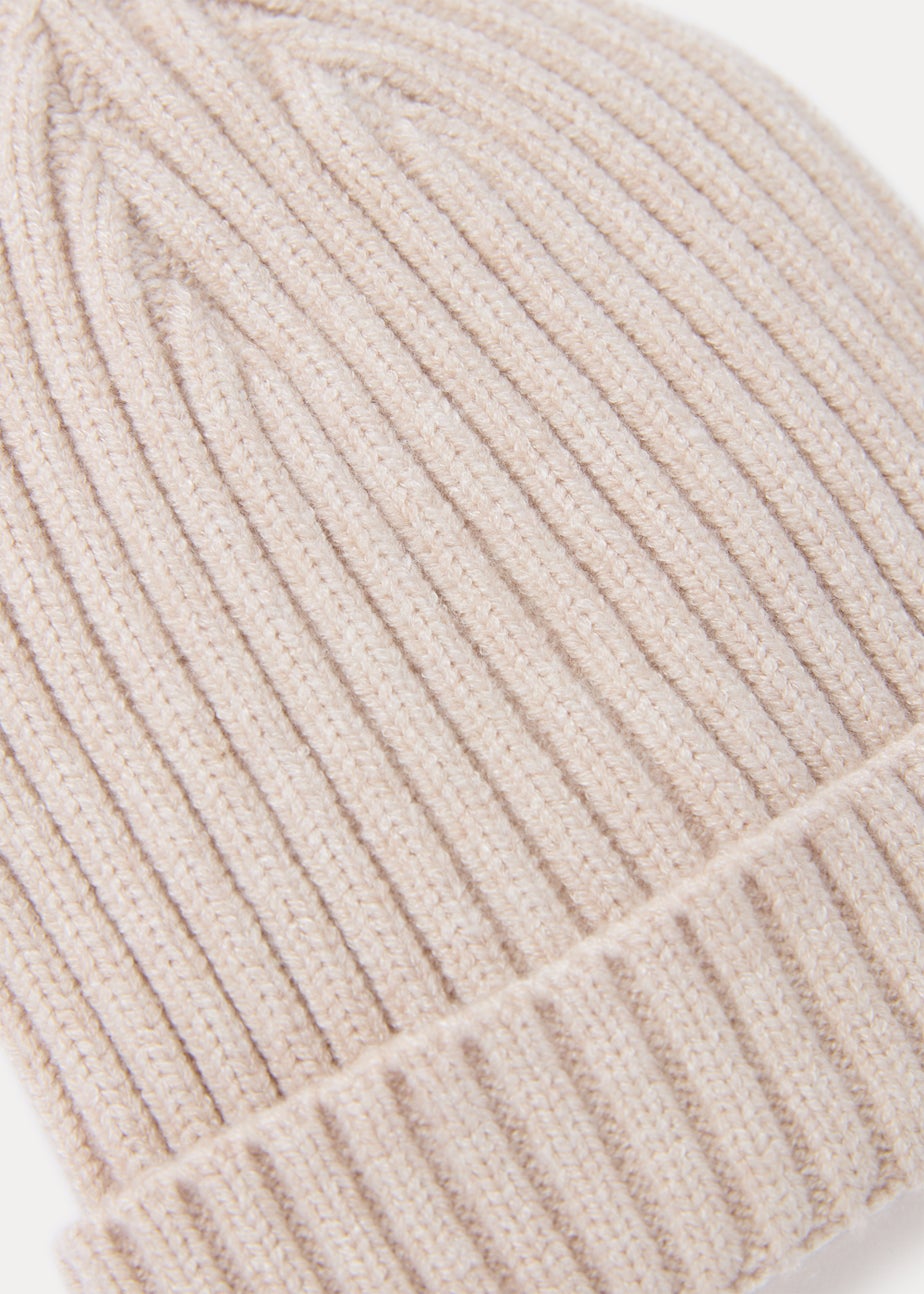 Oatmeal Ribbed Baby Beanie Hat (Newborn-24mths)