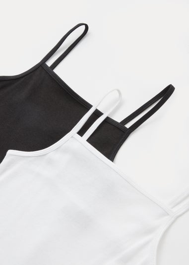 Girls Candy Couture 2 Pack Cami Tops (4-15yrs)