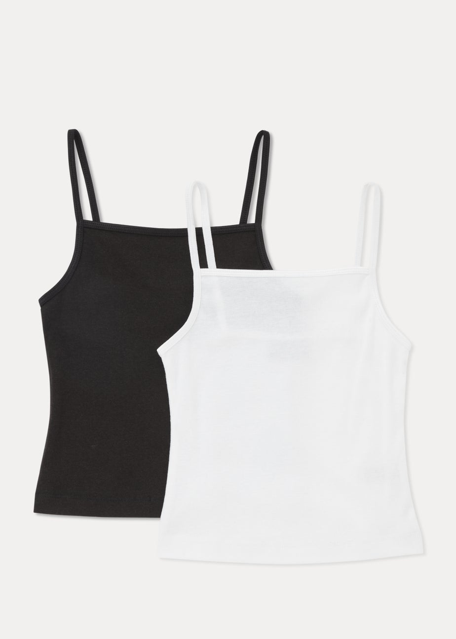 Girls Candy Couture 2 Pack Cami Tops (4-15yrs)