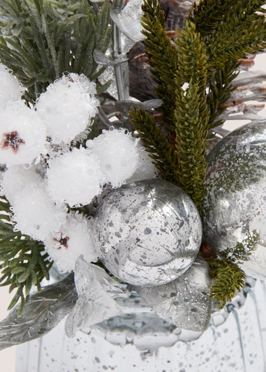 Silver Foliage Arrangement (23cm x 20cm x 36cm)