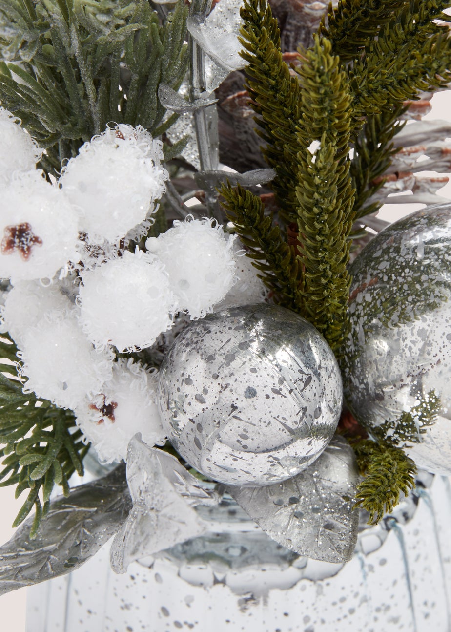 Silver Foliage Arrangement (23cm x 20cm x 36cm)