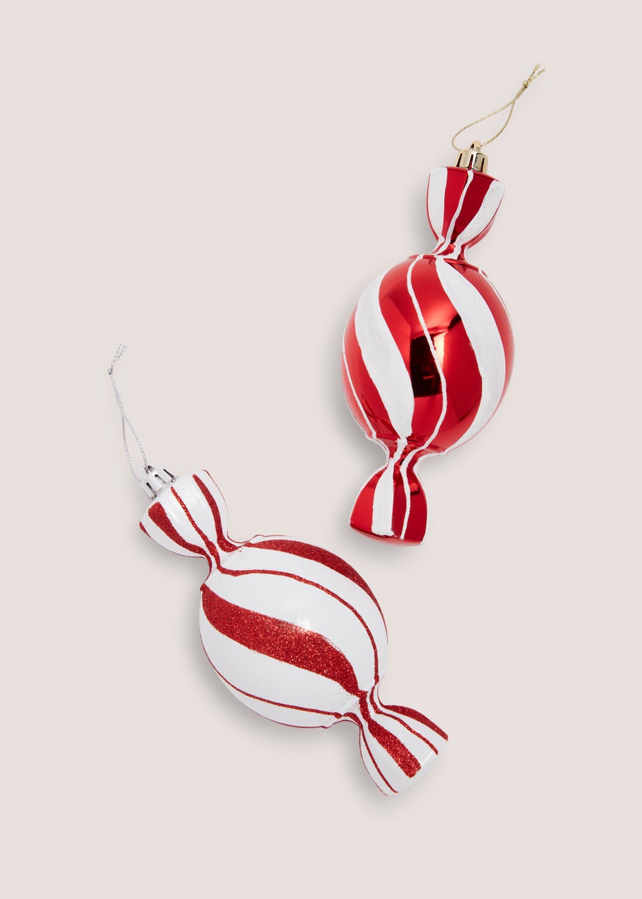 2 Pack Sweet Christmas Tree Decorations (16cm)