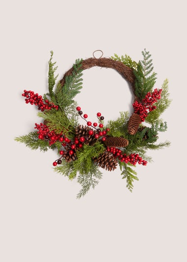 Magic Forest Half Wreath (61cm x 47cm x 16cm)