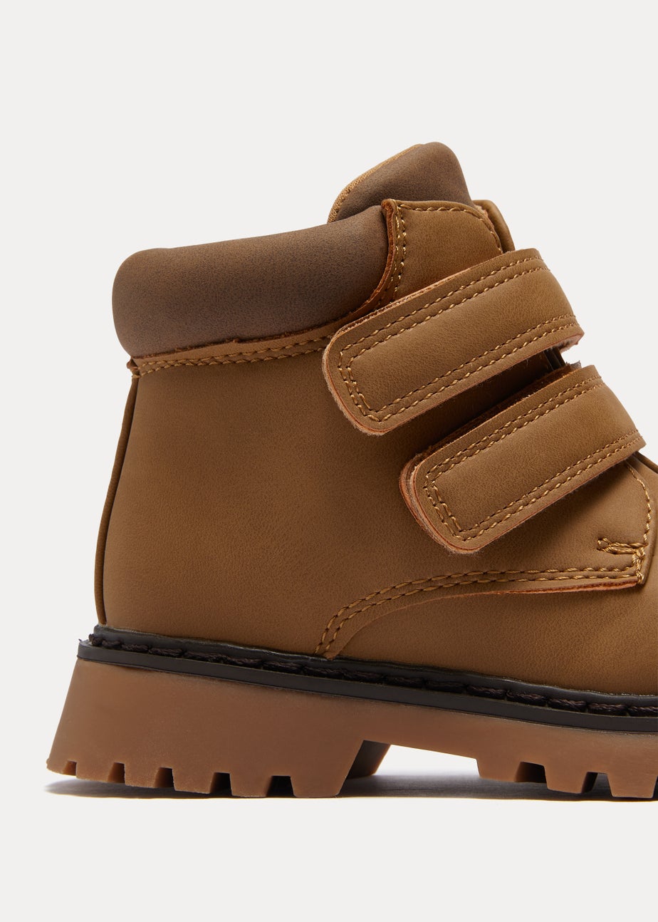 Kids Tan Hiker Boots (Younger 4-12)