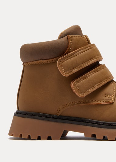 Kids Tan Hiker Boots (Younger 4-12)