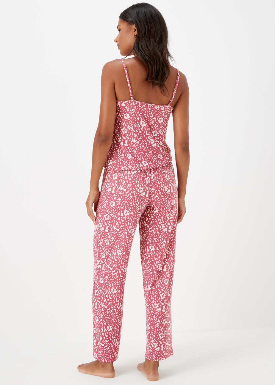 Pink Ditsy Print Soft Pyjama Set