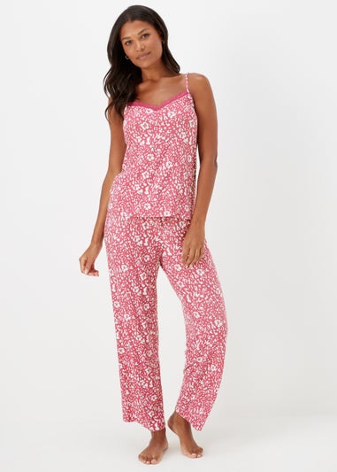 Pink Ditsy Print Soft Pyjama Set