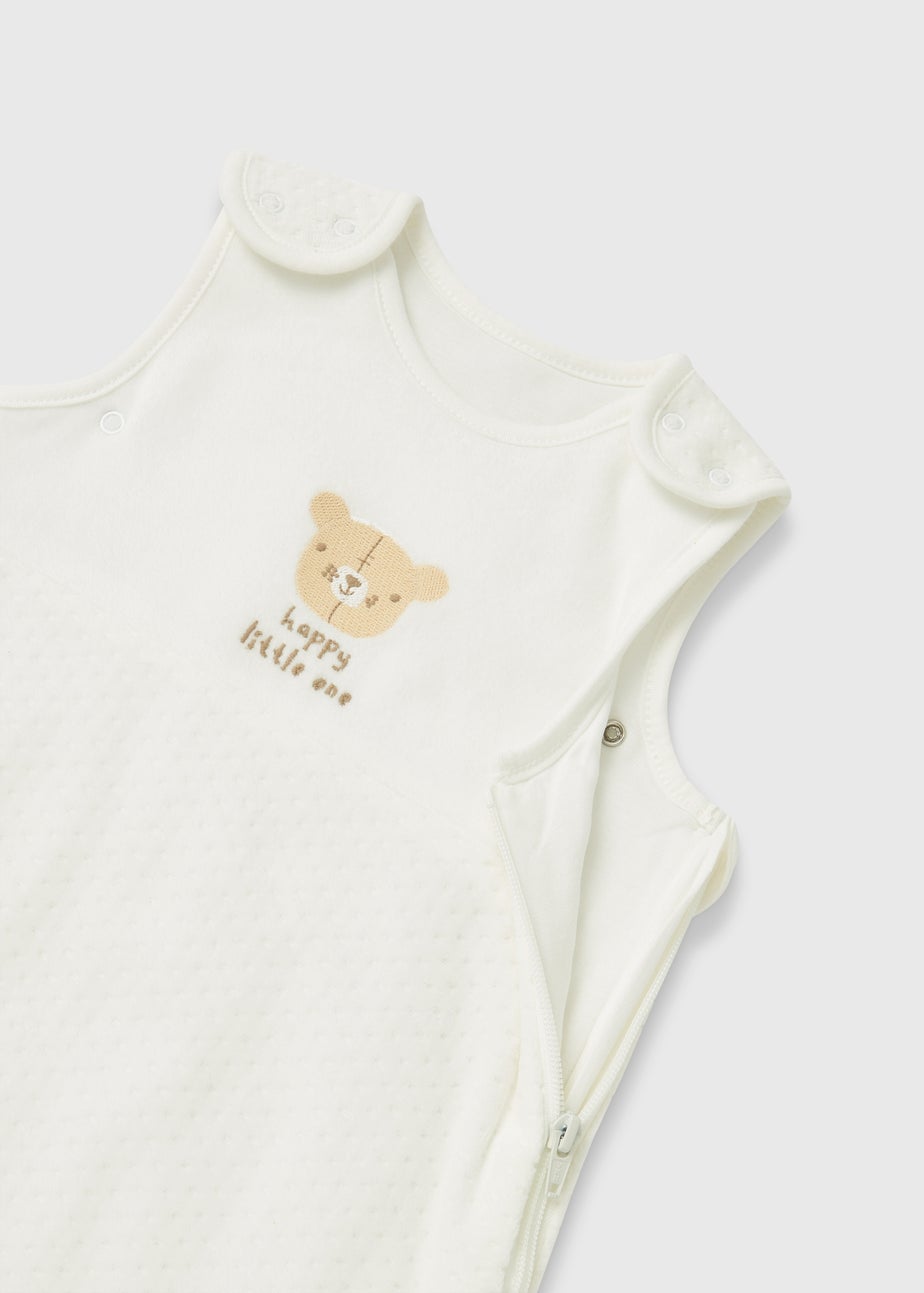 Cream Bear Sleeping Bag 1.5 Tog (Newborn-18mths)